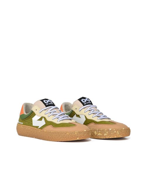 Sneakers Uriduri Olive Green in materiale riciclato Id. Eight | URI UOLIVE GREEN